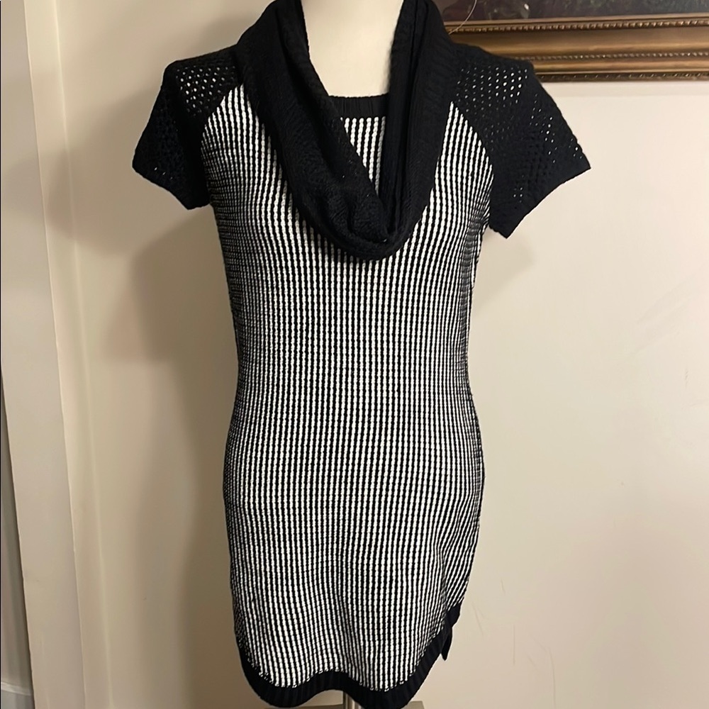 NWT‎ Made for me to look amazing Sweater dress with matching scarf.  Size Large.